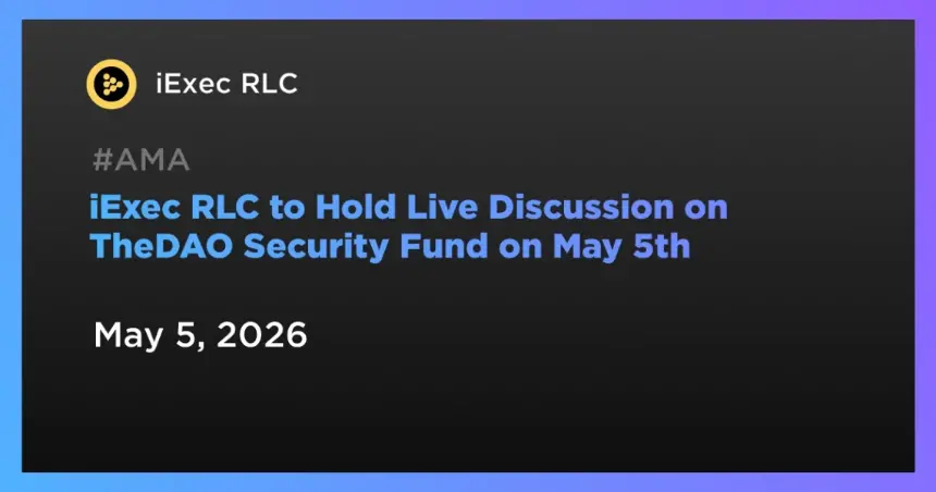TheDAO Security Fund Discussion Announcement