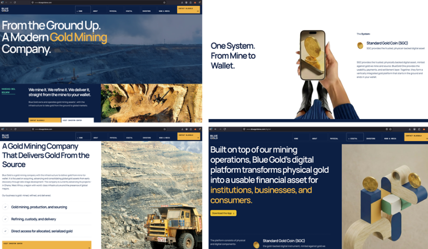 Blue Gold:Built on Real Gold. From Real Mines. Visit www.bluegoldone.com today.