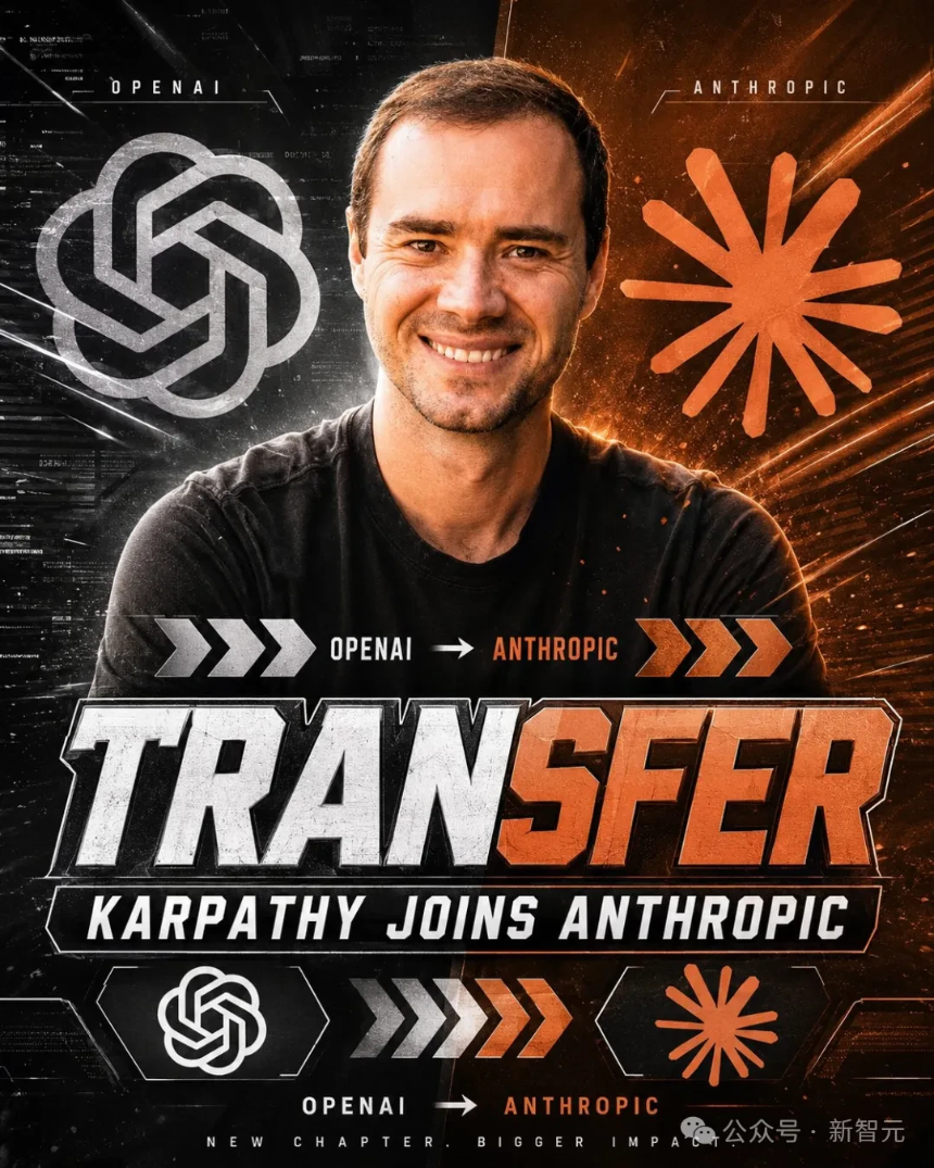 Andrej Karpathy官宣加入Anthropic的推文截图