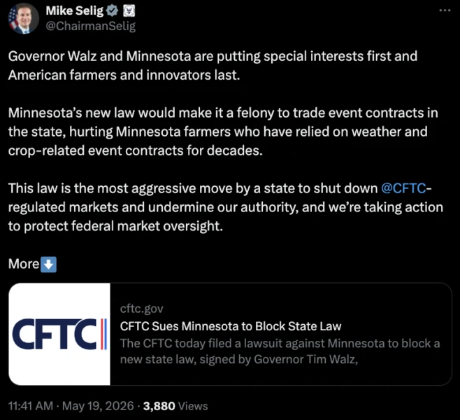 CFTC Chair Michael Selig