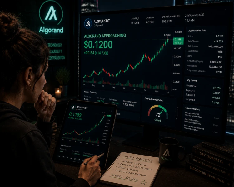 An analyst observing Algorand as it rallies higher