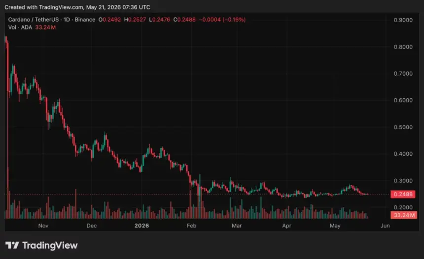 Cardano (ADA) price chart, source: crypto.news