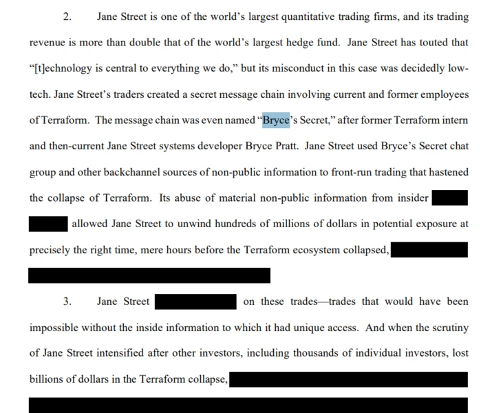 Terraform Labs court filing excerpt