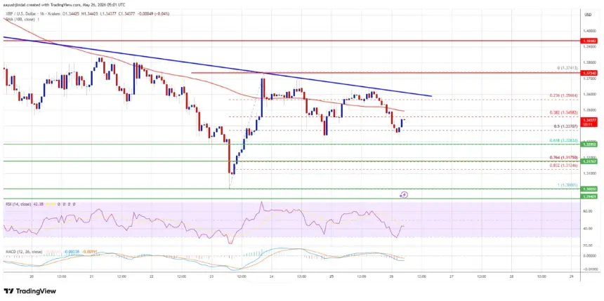 XRP price chart analysis