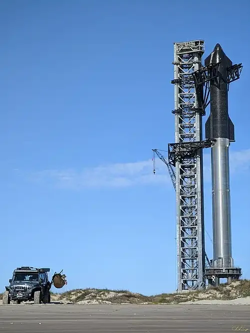 SpaceX星舰发射概念图，象征巨型IPO的冲击力