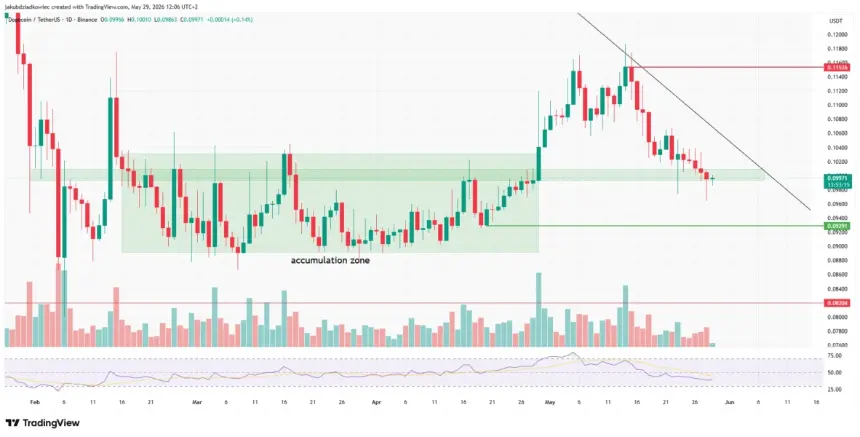 DOGE daily chart