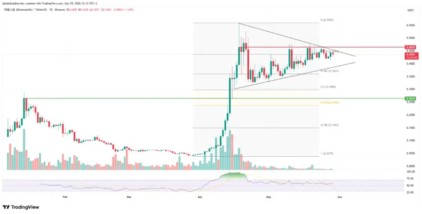 币安人生 daily chart