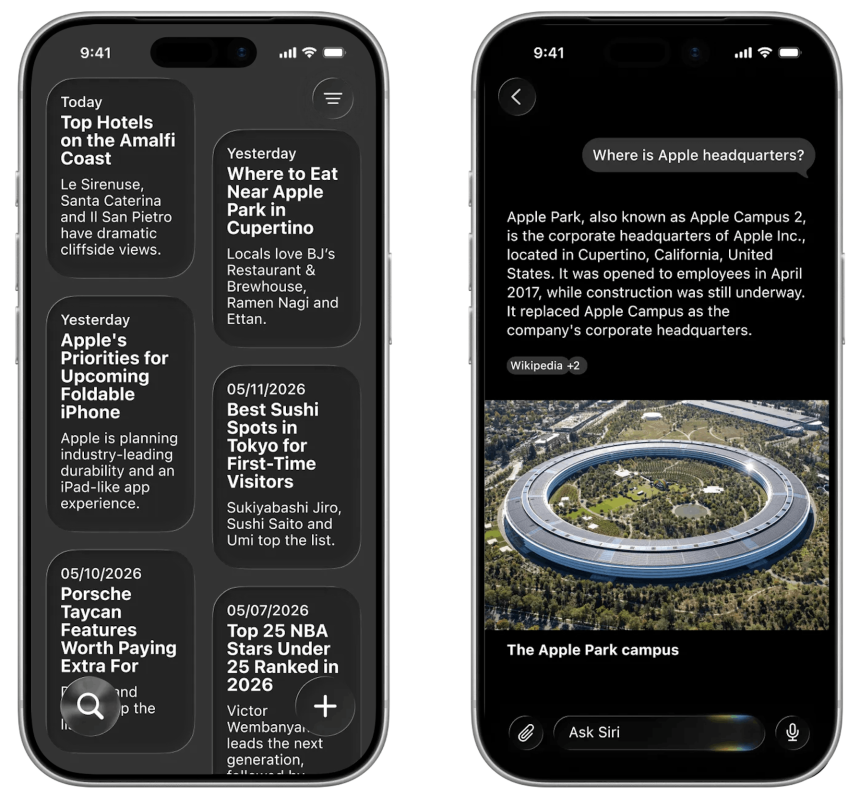 Apple iOS 27 illustrations. Source: Bloomberg