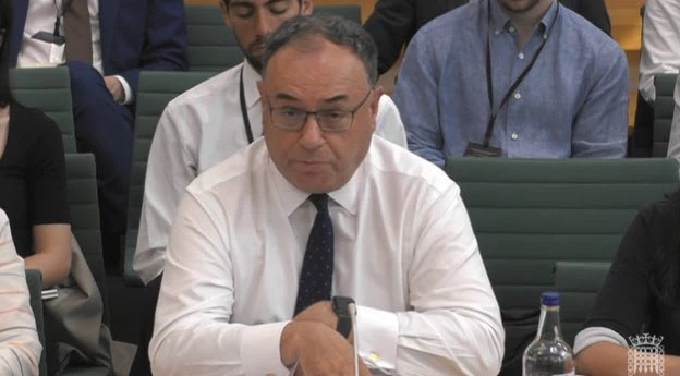 BOE Governor Andrew Bailey