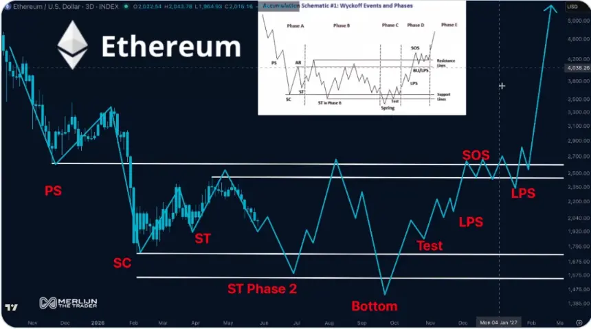 ETH three-day chart.
