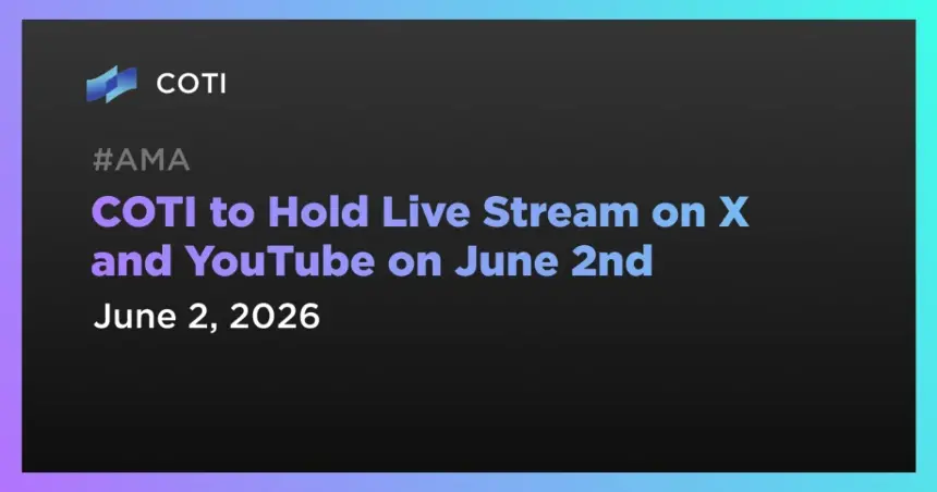 Live Stream Announcement