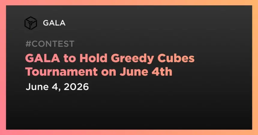 Greedy Cubes Tournament Announcement