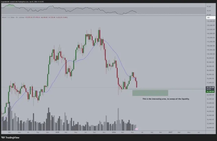 Bitcoin weekly chart analysis by Michael van de Poppe
