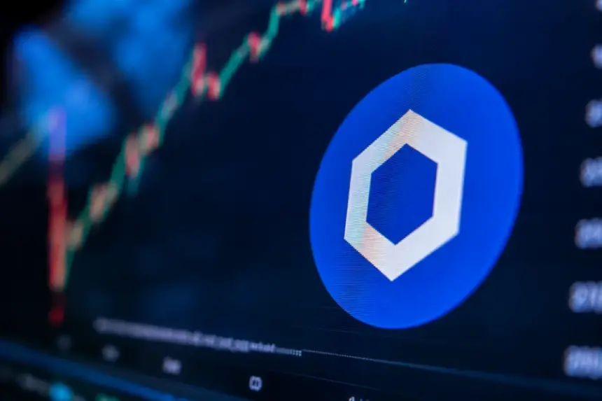 Chart showing Chainlink (LINK) price performance