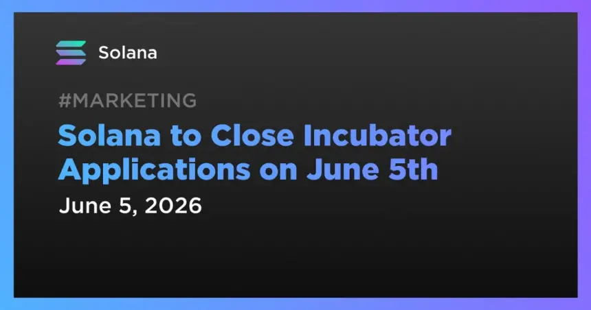Solana Incubator Program Graphic