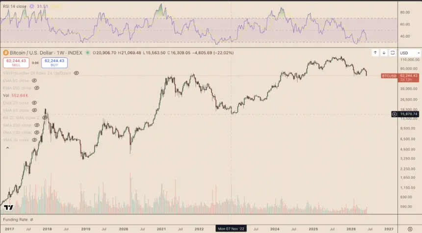 Bitcoin price chart