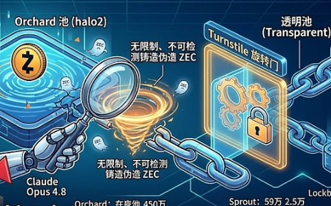 Zcash“无限增发”漏洞真相：Orchard池内可无限伪造，但全局供应受旋转门机制硬顶保护