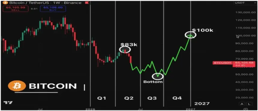 Bitcoin Price Forecast Chart