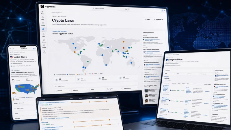 Crypto Laws Interface Screenshot