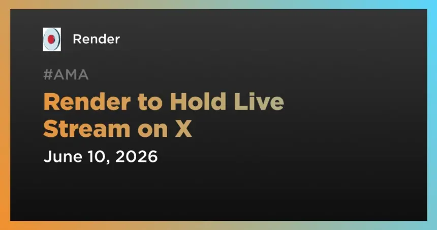 Live Stream Announcement