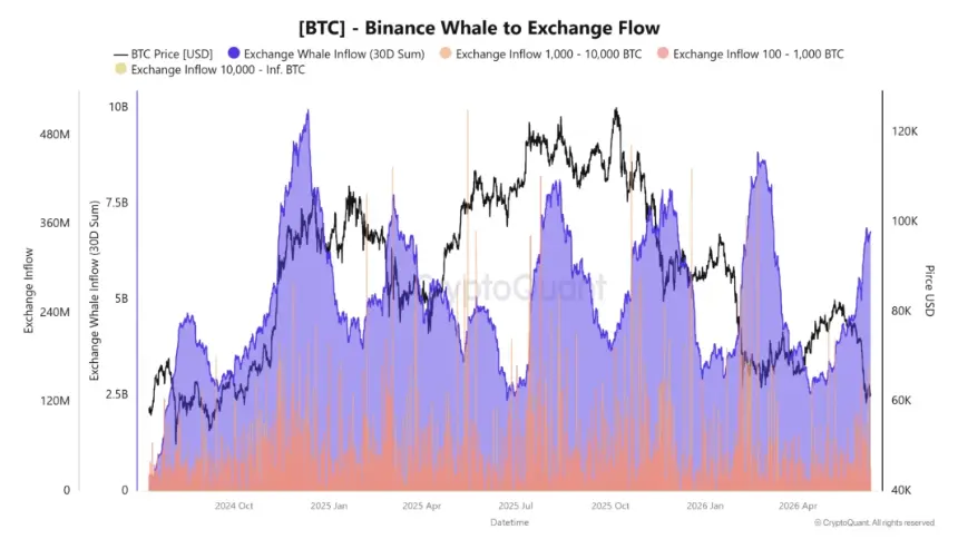 Bitcoin Whale Flow Chart
