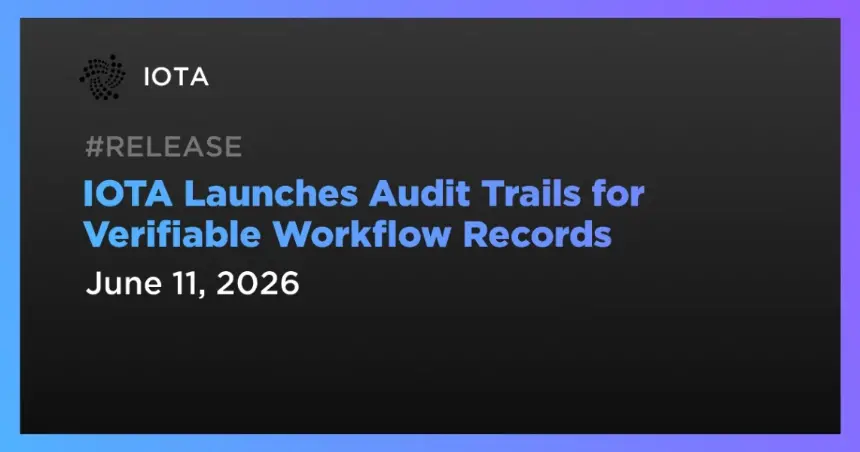 IOTA Audit Trails Announcement