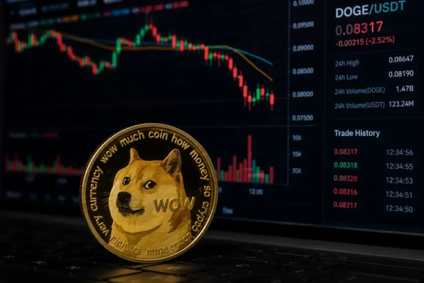 Dogecoin extends monthly decline to 25% after breaking critical support.