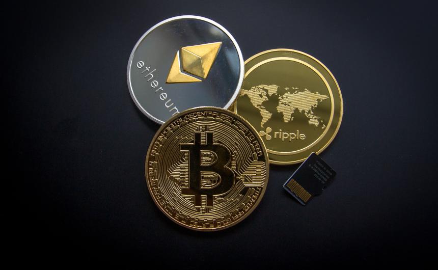 Digital asset market graph showing volatility and trends