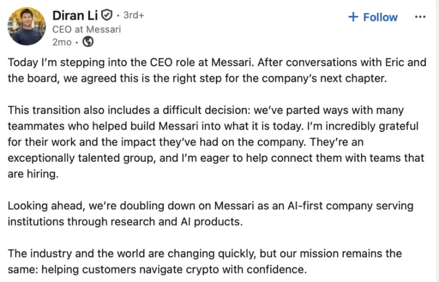 LinkedIn post screenshot