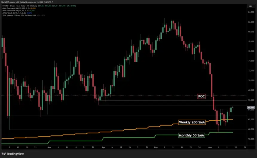 Bitcoin daily chart analysis