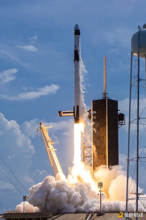 SpaceX猎鹰九号运载火箭发射