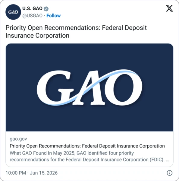US GAO Letter Excerpt