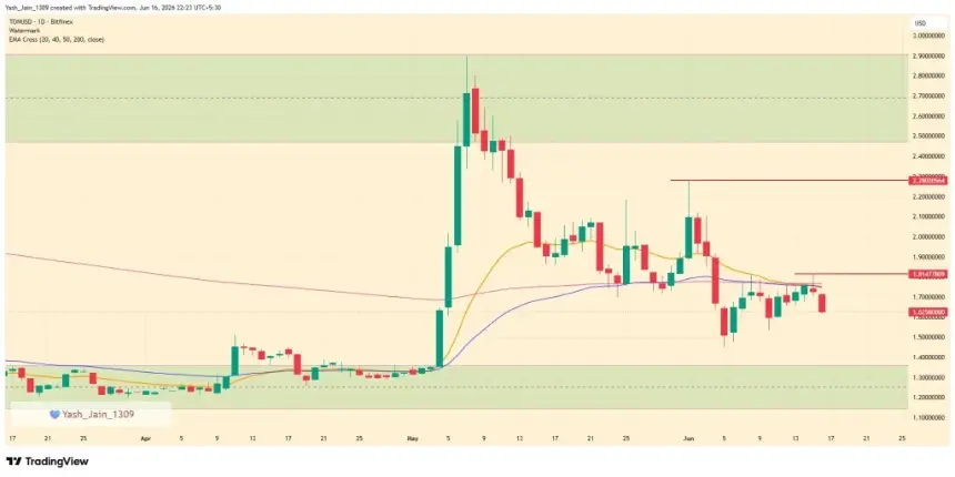 TON Technical Analysis Showing Critical Support Levels