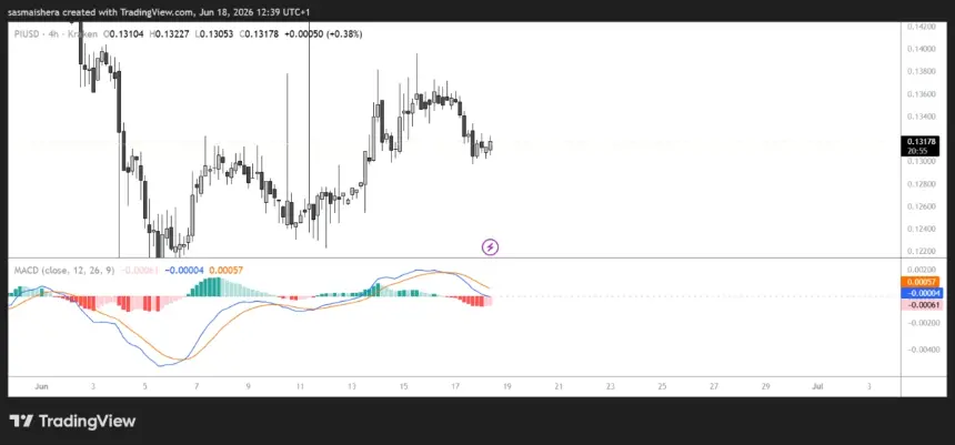OKX:PIUSD 4H Chart