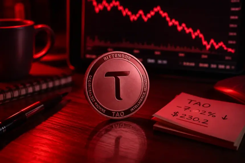TAO price drops 7% as Root Reborn proposal sparks governance concerns.