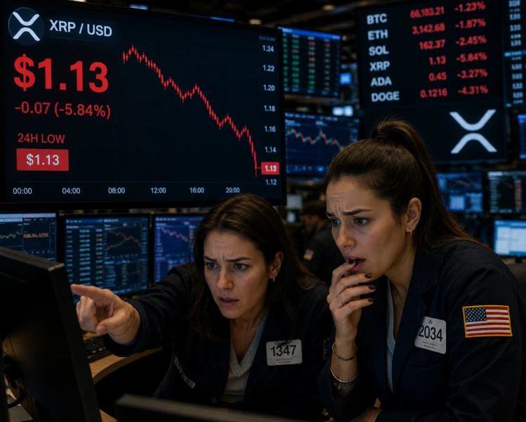 Traders monitoring XRP's price action