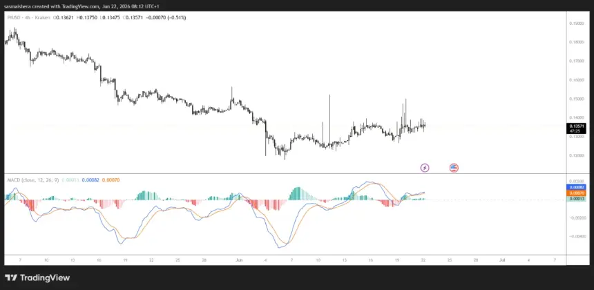 OKX:PIUSD 4H Chart