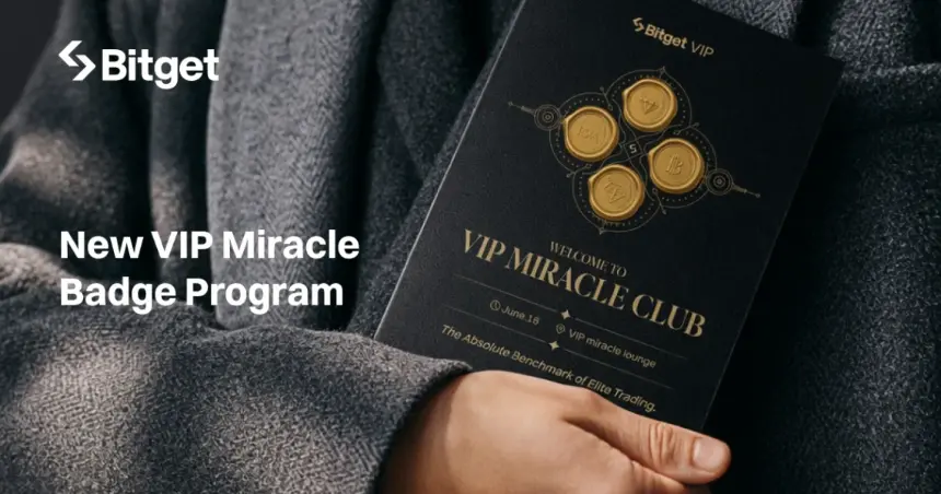 Bitget Launches VIP Miracle Badge Program to Reward Multi-Asset Traders