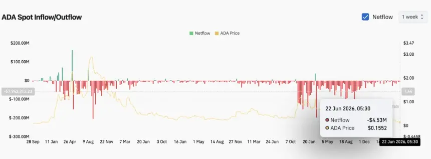 ADA Spot Exchange Netflow