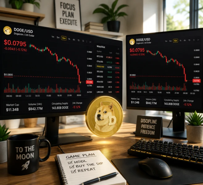 Dogecoin continues to decline amid weak retail demand