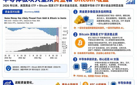 资金轮动显现：半导体吸金，黄金与比特币ETF遭遇流出