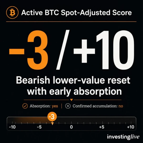 Weekend price score in bitcoin spot price at investingLive