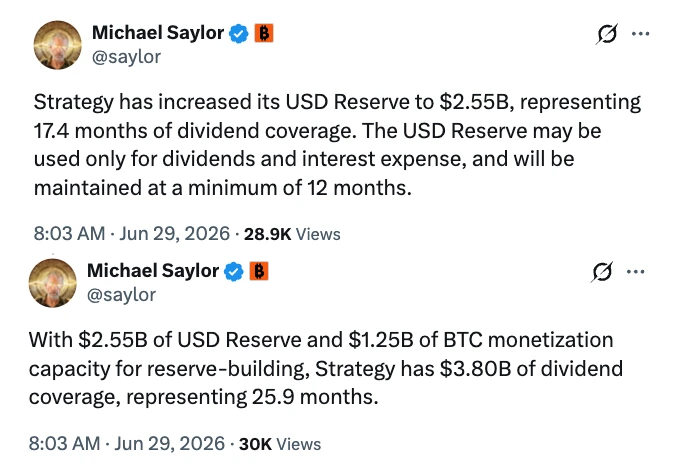 Strategy Unveils New Capital Framework to Monetize Bitcoin Holdings, Boost Dividends and Cash Reserves