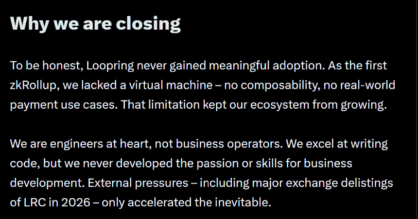  Loopring shuts down DEX – What went wrong for Ethereum’s L2 pioneer? 