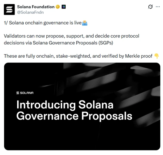 Solana Foundation Introduces On-Chain Governance Framework for Protocol-Level Decisions