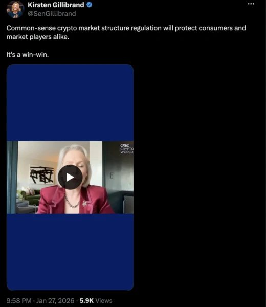 Senator Gillibrand Proposes Ban on Elected Officials Launching Memecoins Amid Trump Crypto Controversy
