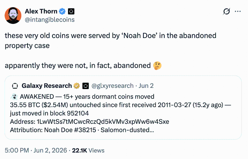 Alex Thorn on Noah Doe