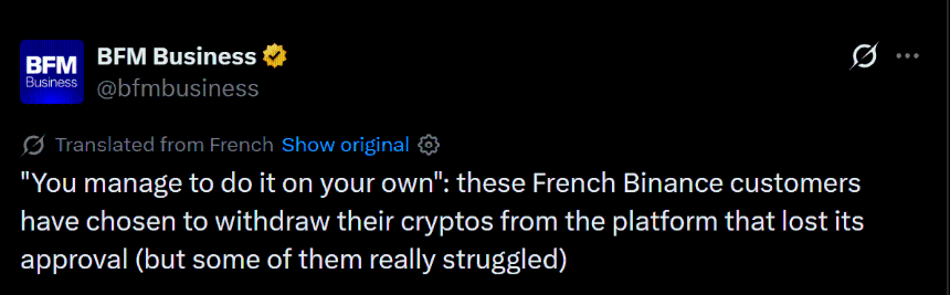  Explaining how Binance’s MiCA delay is reshaping Europe’s crypto market 
