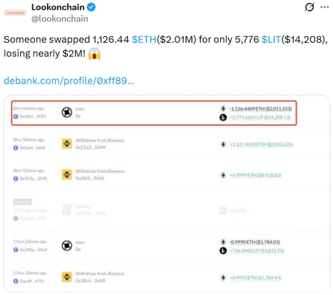 Trader Loses $2M in Same-Block MEV Backrun Exploit on Uniswap