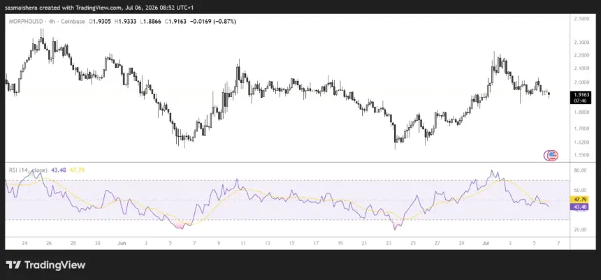 COINBASE:MORPHOUSD 4H Chart
